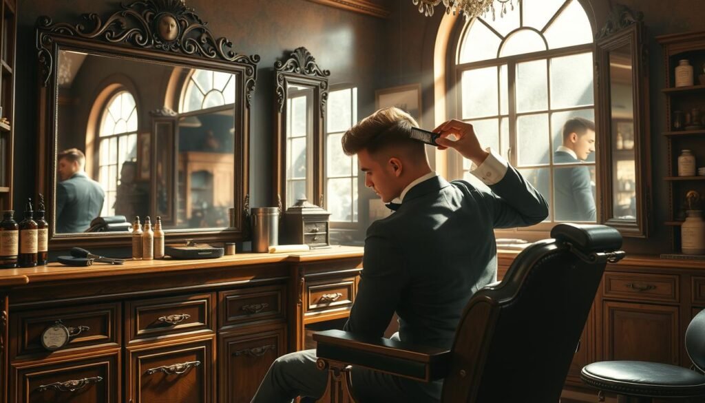 Victorian men's grooming